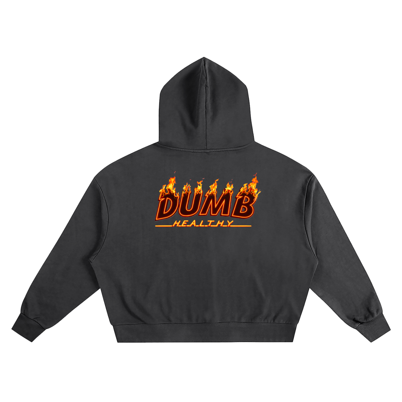 Weber x Dumb Healthy Boxy Oversized Hoodie