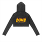 DUMB HEALTHY x WEBER-BANDIT CO. — WOMEN’S RAW CUTOFF HOODIE