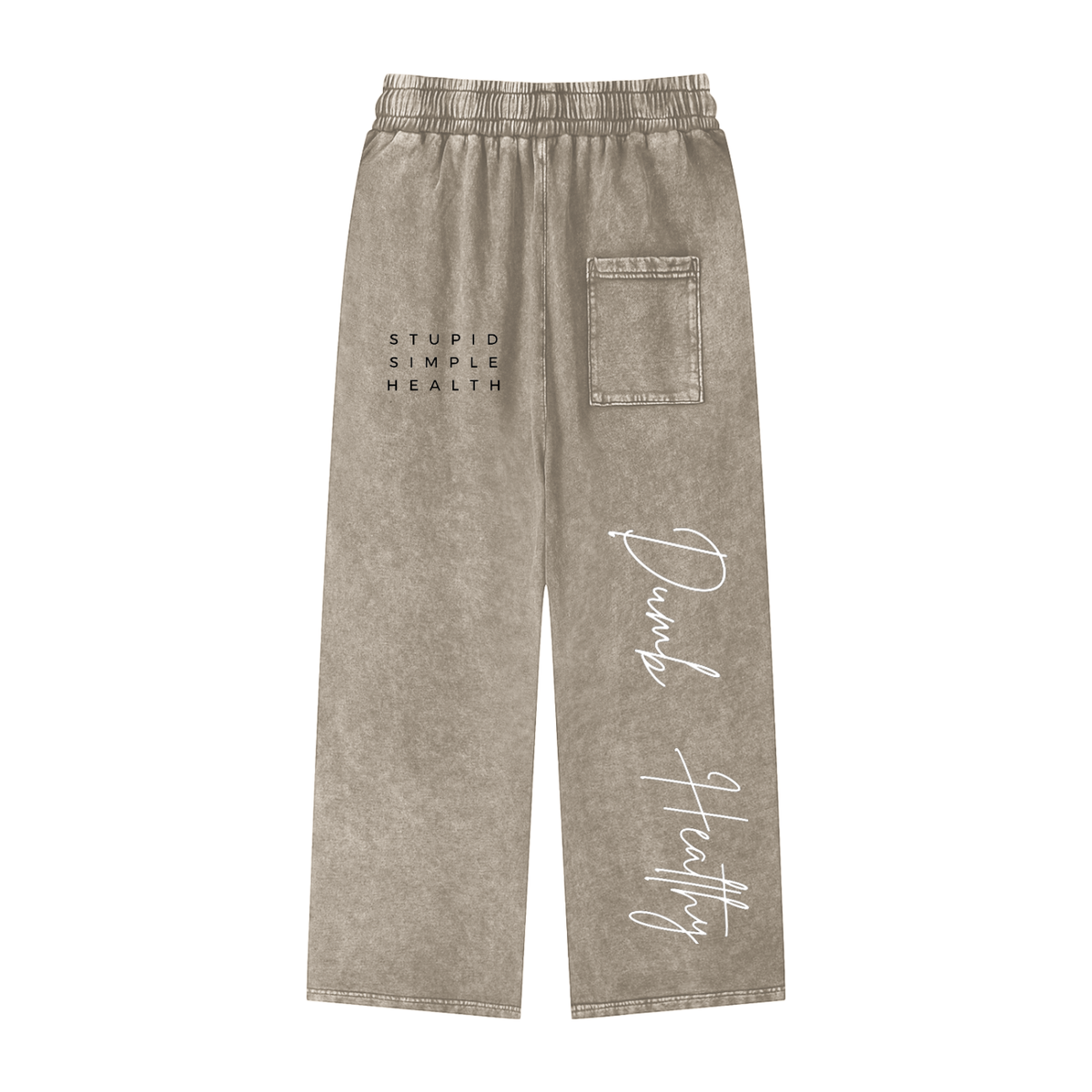 Snow Washed Straight Leg 100% COTTON DH Pants