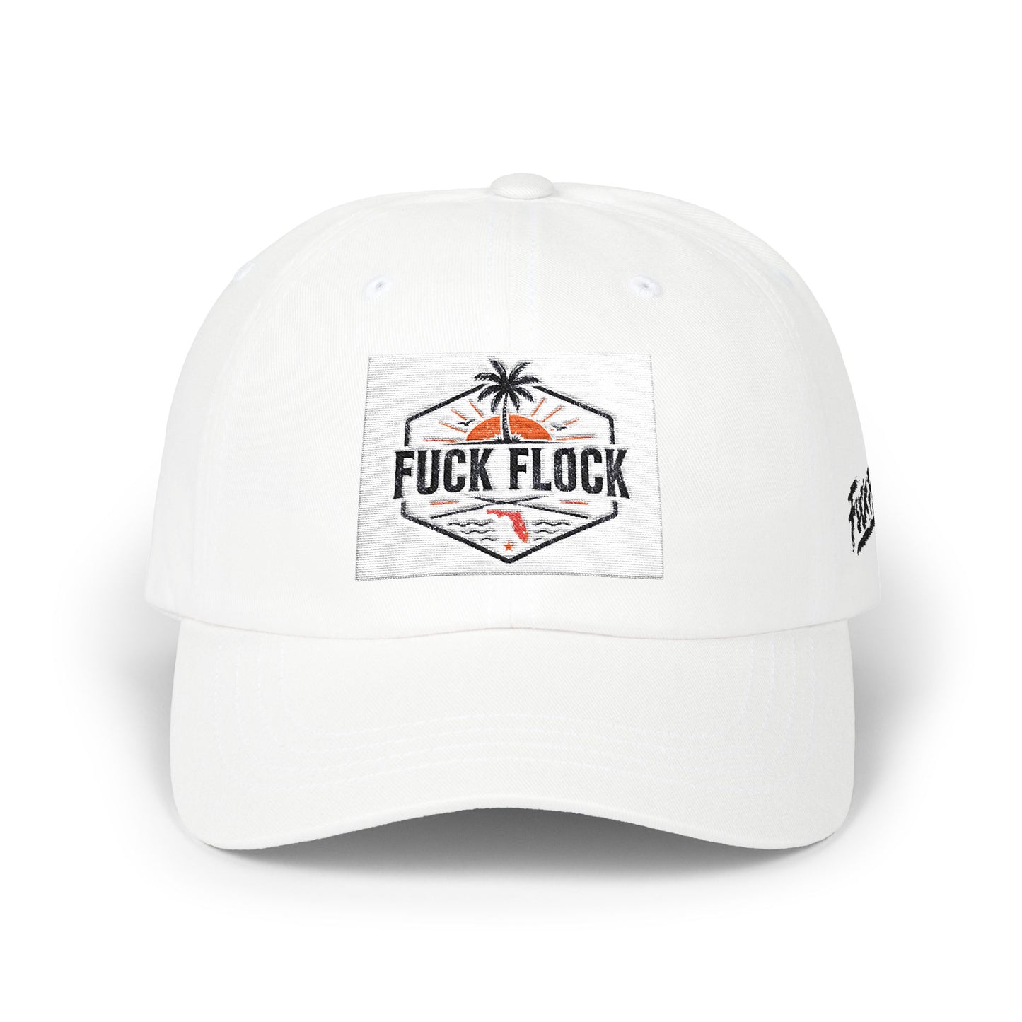 ROAD TRIP 'F*ck Flock' Beach Palm Embroidered Hat