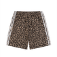 Unisex Heavyweight Leopard Drawstring Shorts DH weber