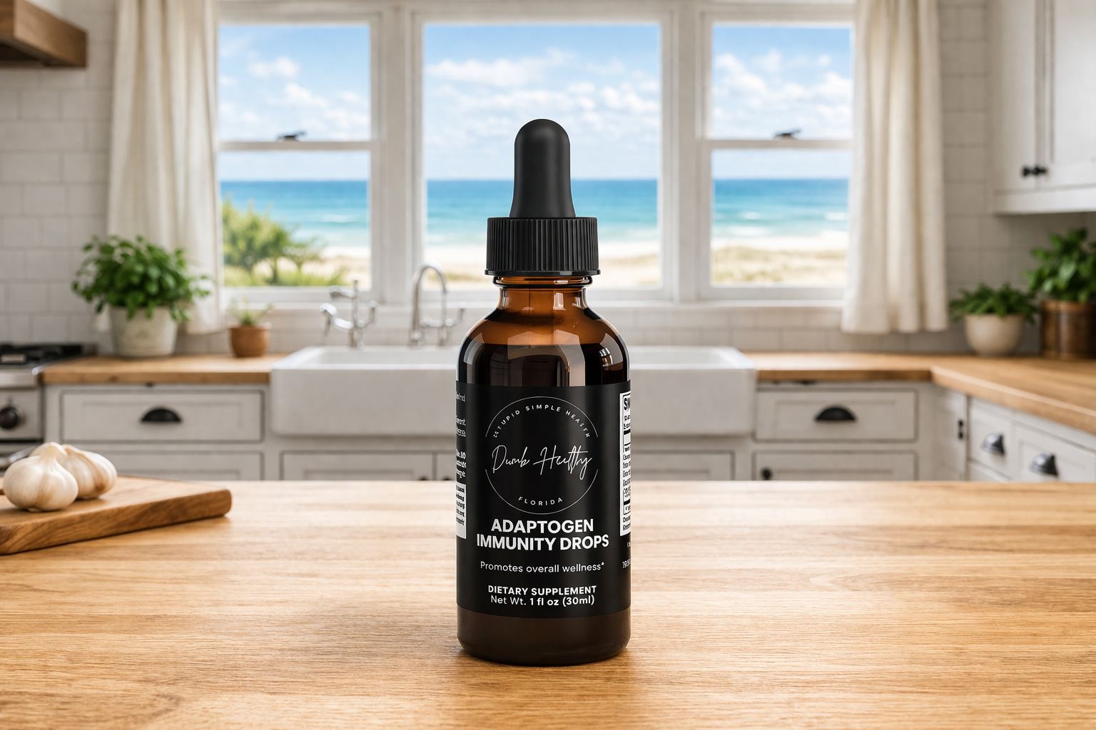 Adaptogen Immunity Drops – Dumb Healthy