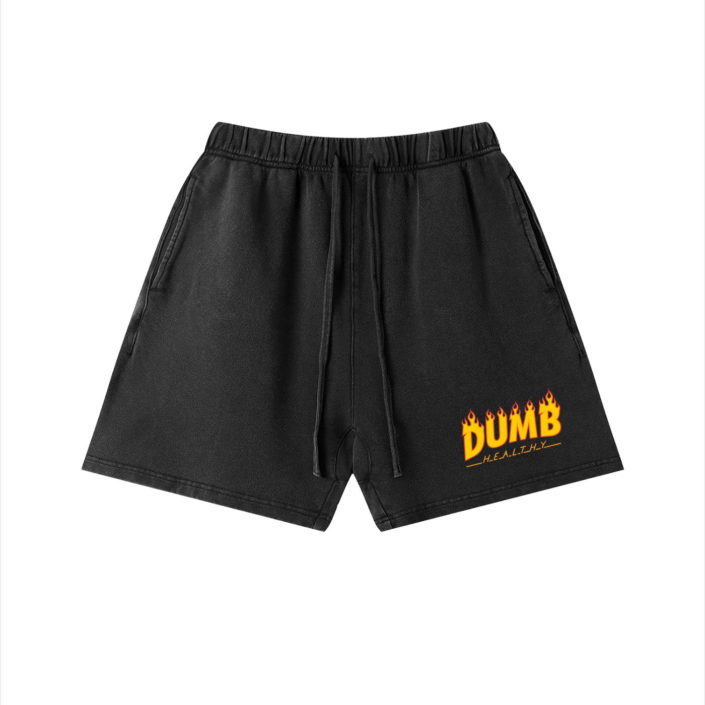 Unisex Vintage Wash Cotton Shorts DH WEBER