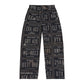Vintage License Plate Print Men’s Pajama Pants – Retro Road Trip Loungewear