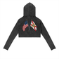 Vintage Washed Raw Edge Hoodie