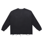 DH weber design Snow Wash Raw Edge Cotton T-Shirt