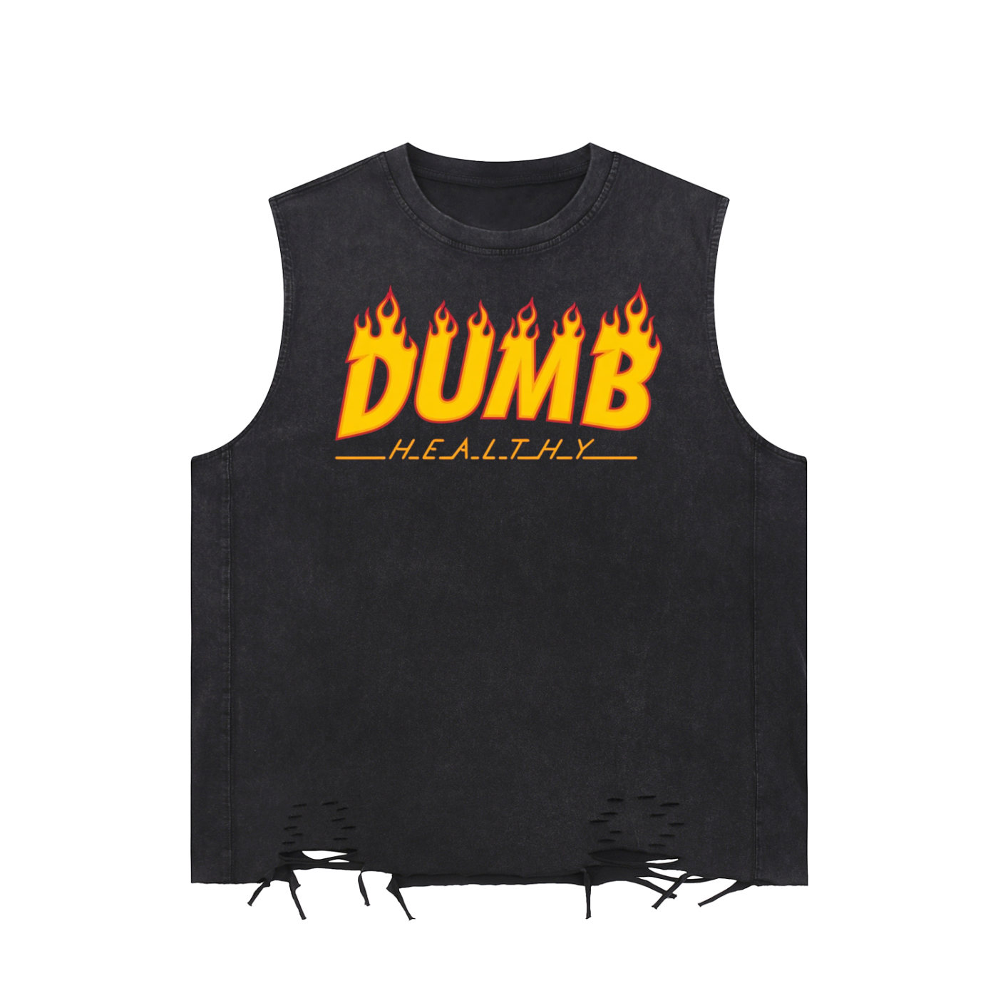 Weber-BanditCo Design** **LIMITED EDITION** 100% COTTON Raw-Hem Tank Top