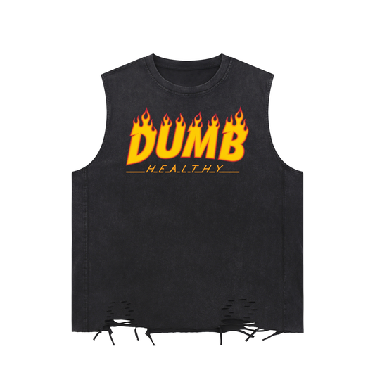 **Weber-BanditCo Design** **LIMITED EDITION** 100% COTTON Raw-Hem Tank Top