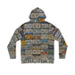 License Plate Collage Hoodie — Vintage Road Trip Streetwear