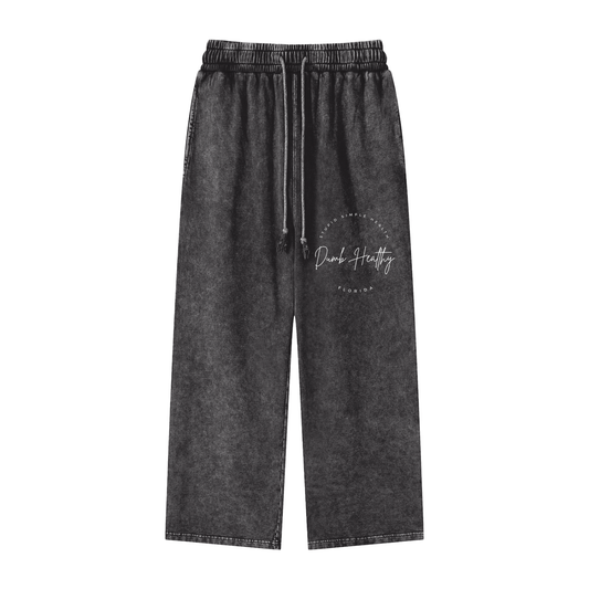 Snow Washed Straight Leg 100% COTTON DH Pants