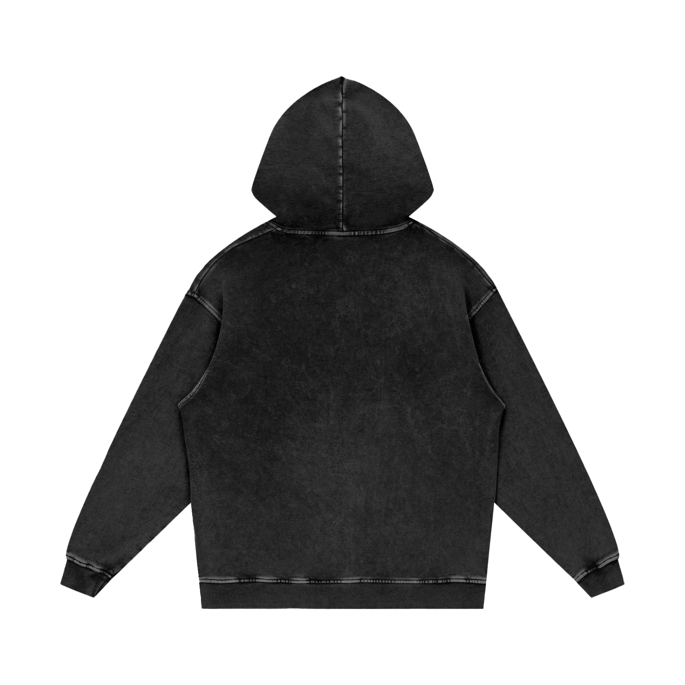 Weber x Dumb Healthy Snow Washed Loose Cotton Hoodie