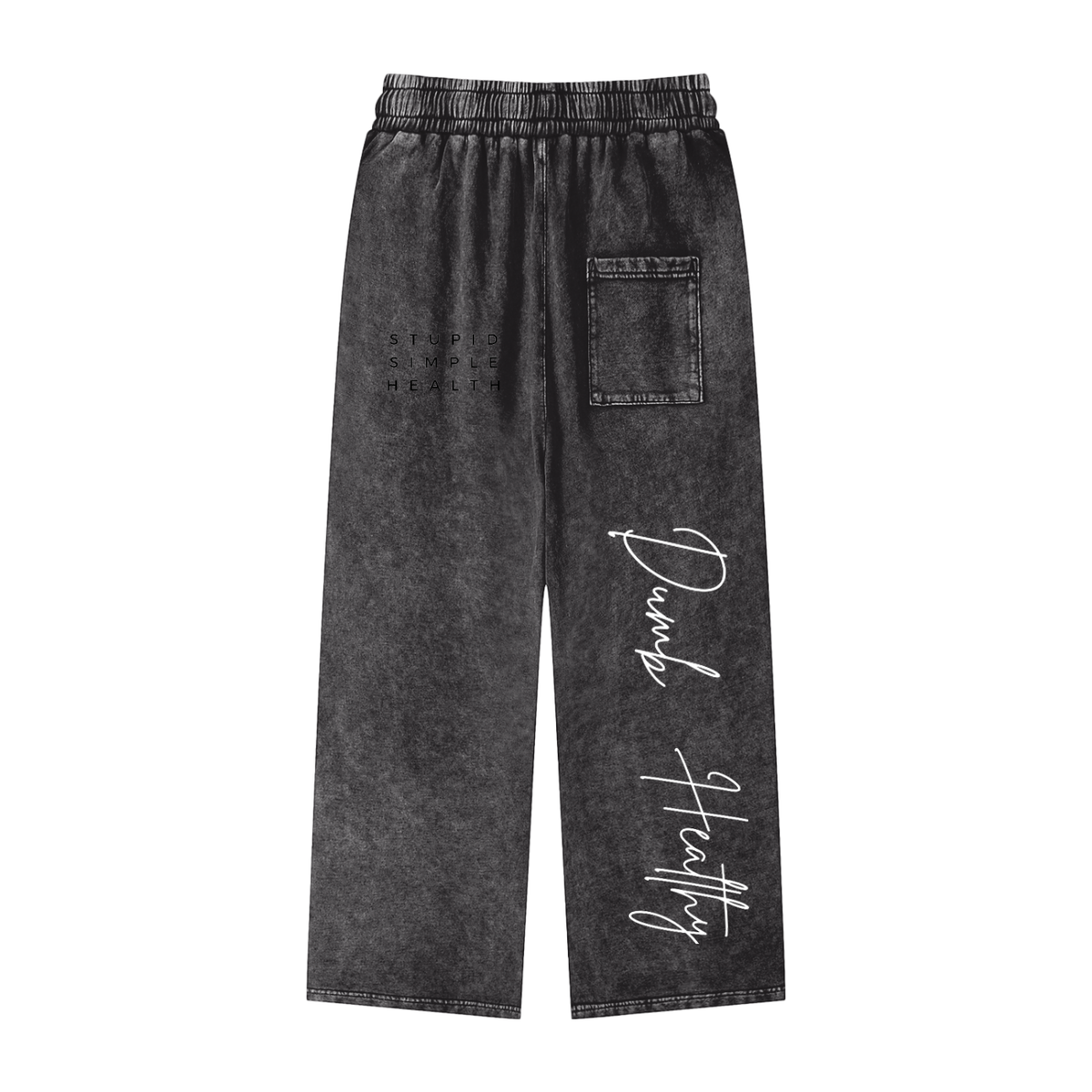 Snow Washed Straight Leg 100% COTTON DH Pants