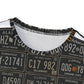Vintage License Plate All-Over Print Jersey