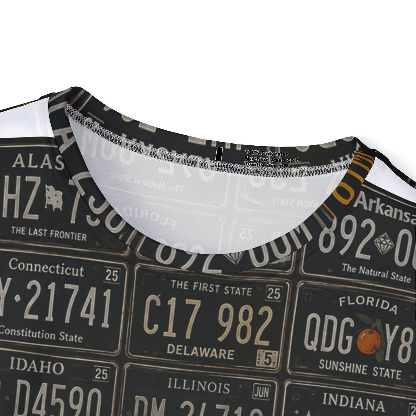 Vintage License Plate All-Over Print Jersey