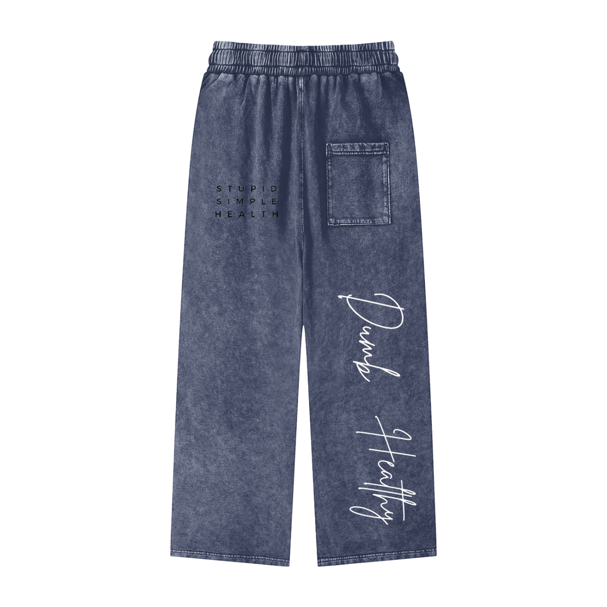 Snow Washed Straight Leg 100% COTTON DH Pants