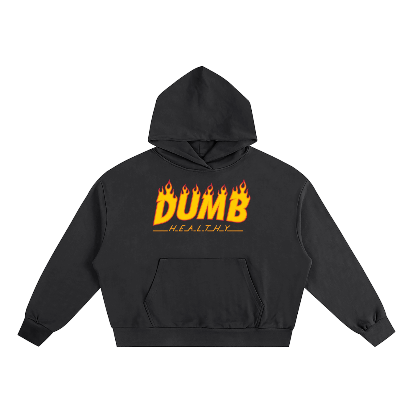 Weber x Dumb Healthy Boxy Oversized Hoodie