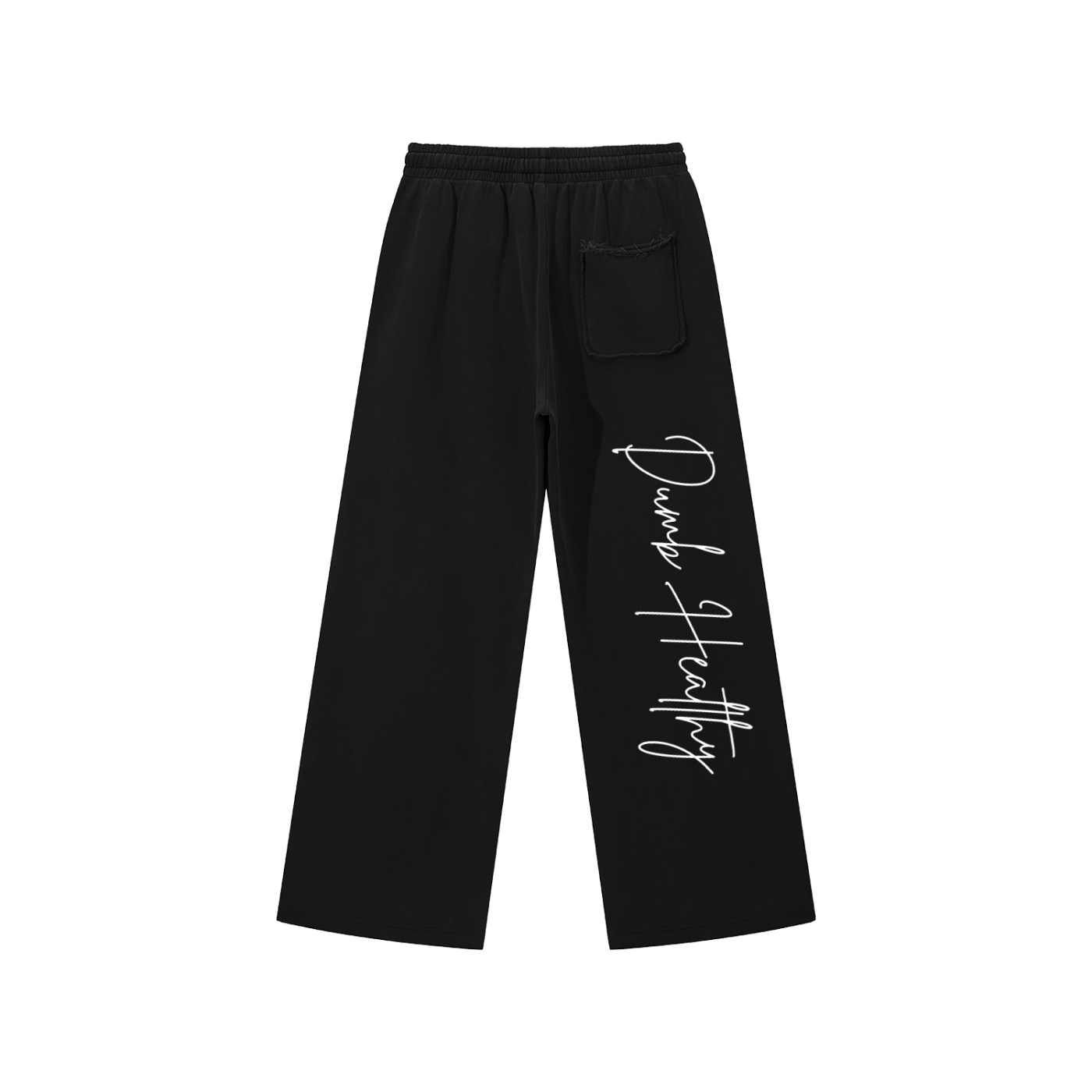 Snow Washed Raw Edge Sweatpants