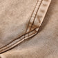 Snow Washed Loose Cotton Hoodie