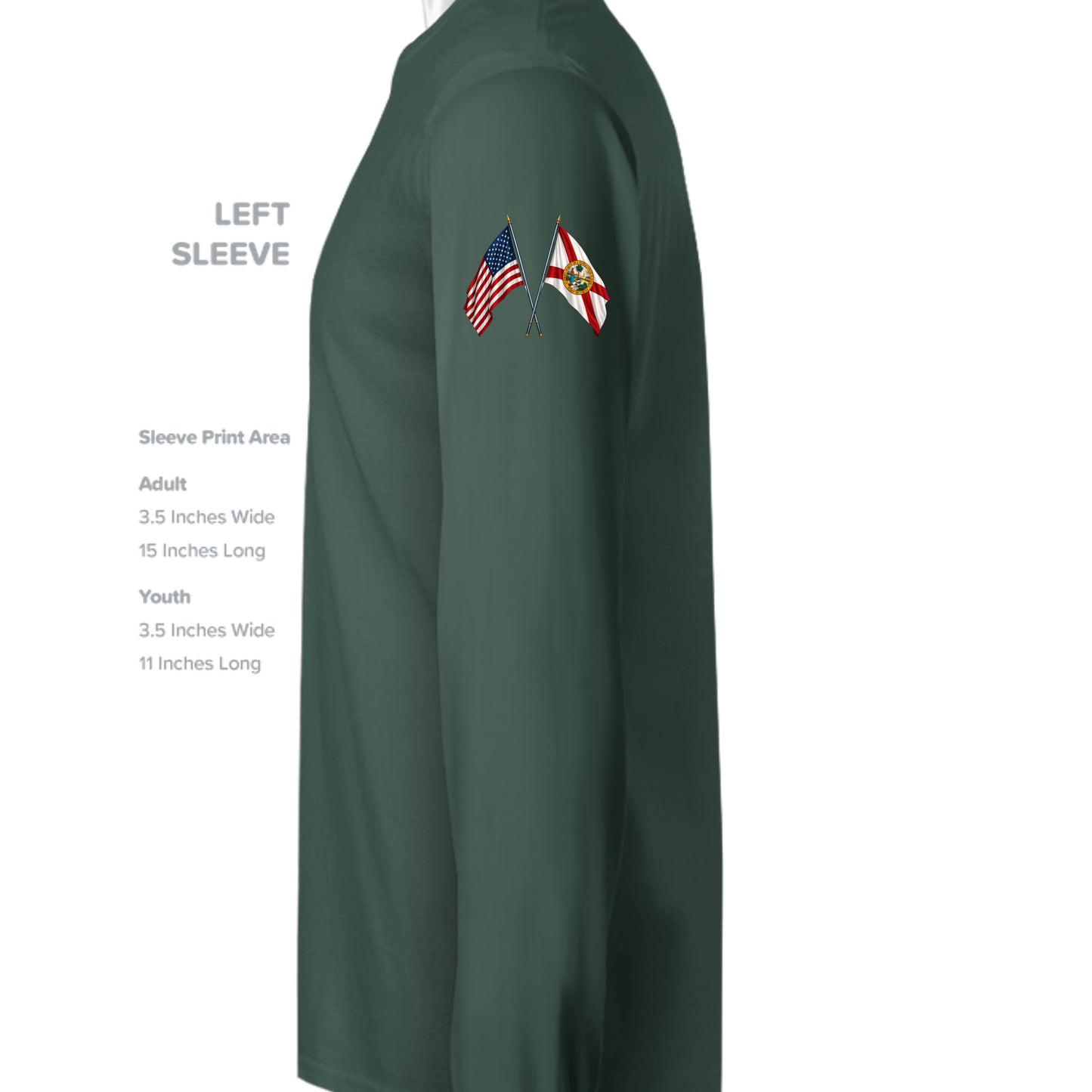 Forest Green - LPC450VLS - SLEEVE_LEFT