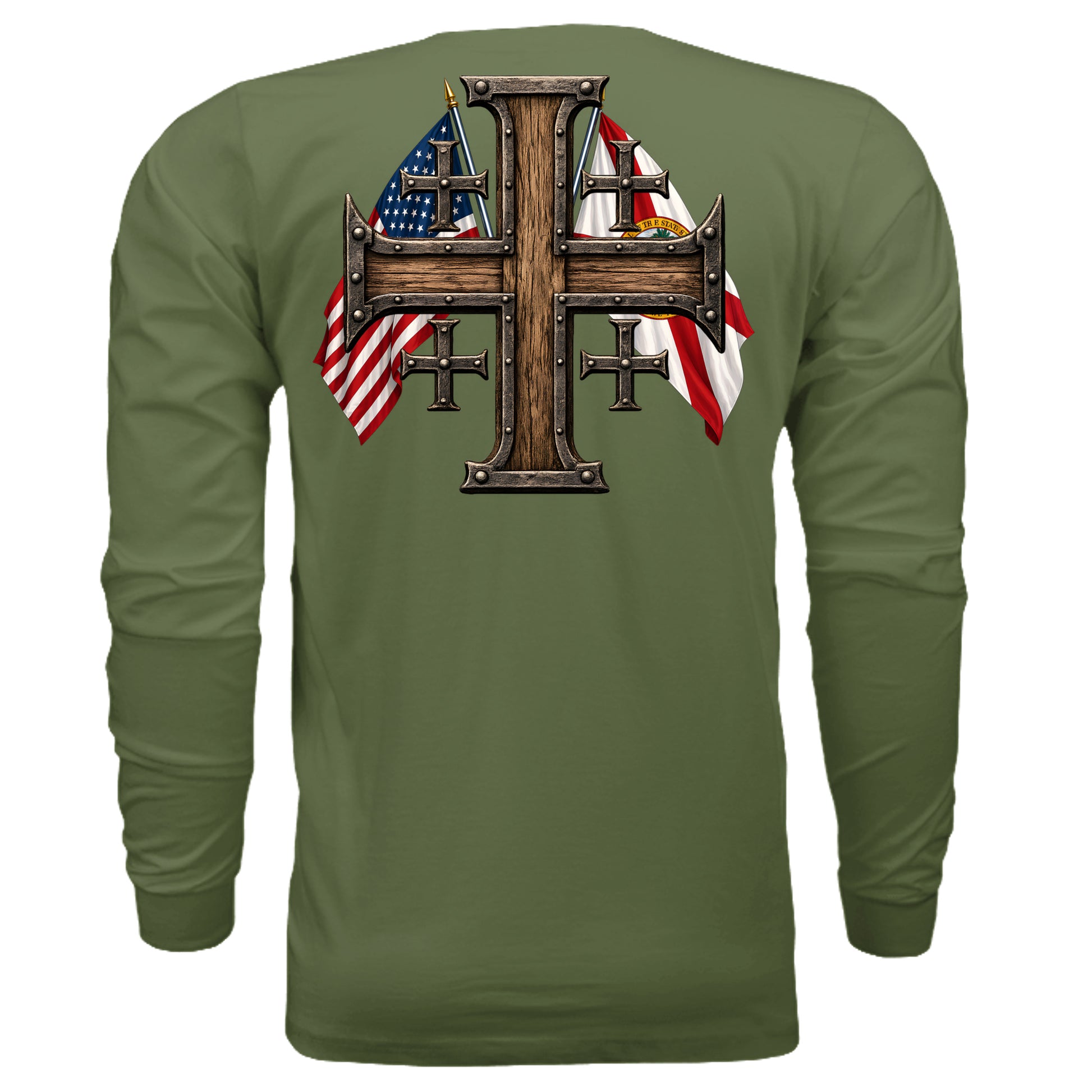Military Green - N3601 - BACK