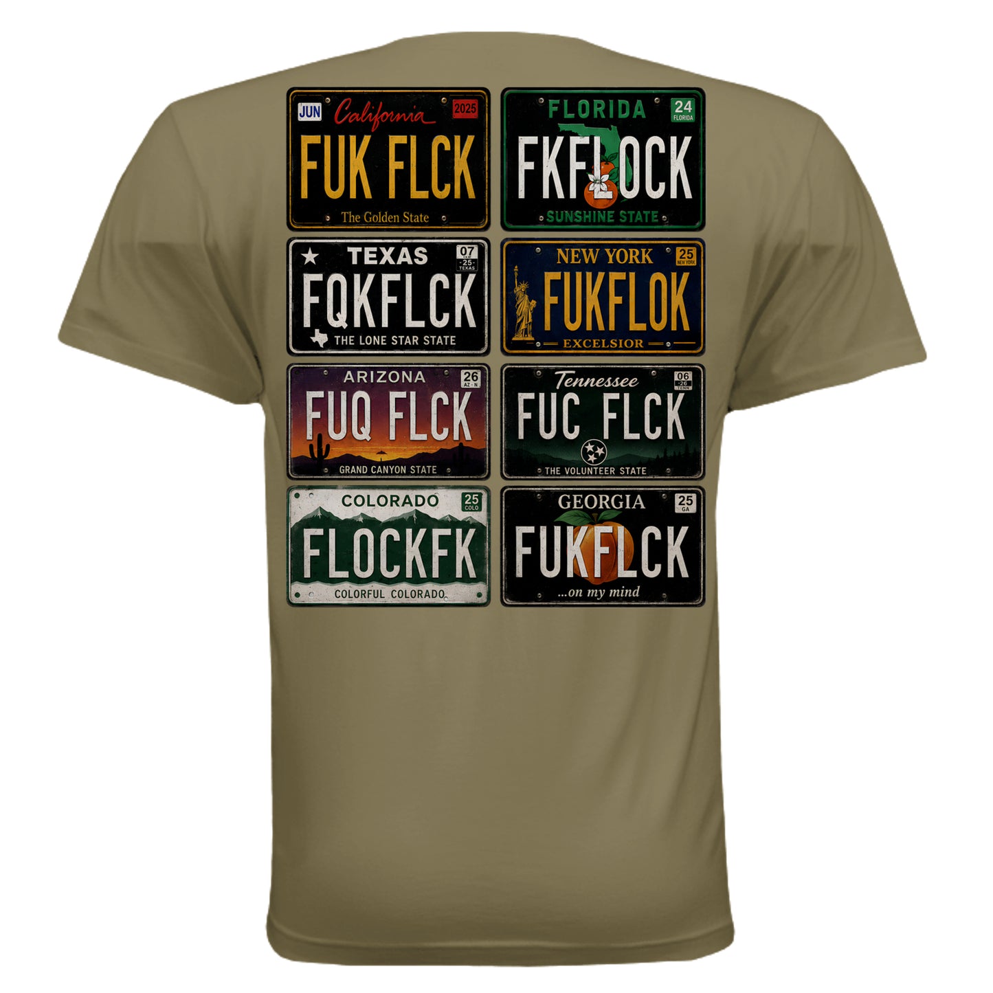MILITARY GREEN - 3600 - BACK